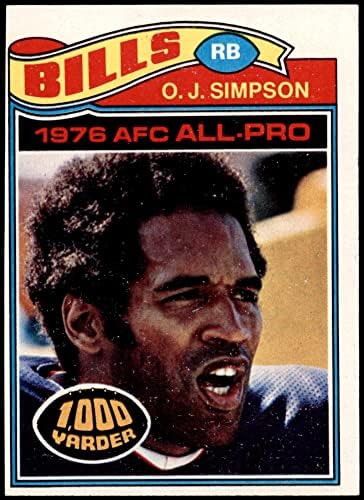 1977 Topps 100 O.J. Simpson Buffalo Bills VG/EX Bills