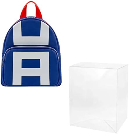 Funko Pop! Meu herói academia u.a. Mini-Backpack do ensino médio, com um protetor de mochila