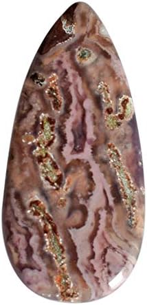 Silvero Natural Paixão roxa AGATE EMPRELA DE PEAR Tamanho 30x14x3 mm Jóias pendentes que fazem pedras preciosas Este