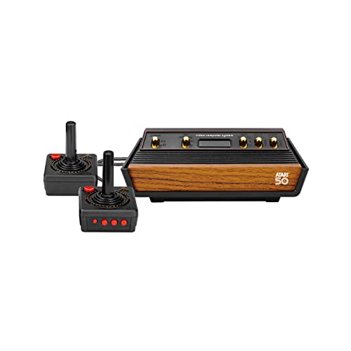 Atari Flashback Console 50th Anniversary Edition, Retro Game Console, INCLUIR 110 Classic Games, dois Joystick Controllers,