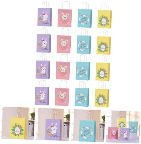 Aboofan 48 PCs Sacos envelhecidos Compras Handle Sweet Design Baby Favor B Bolsa de presente Favors de papel adorável Candy