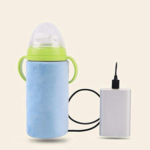 Incubadora de mamadeira para bebês - USB Viagem portátil Copo do aquecedor de leite Bolsa de garrafa Bolsa de armazenamento de bebê