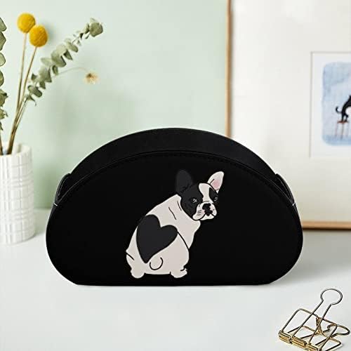 Frenchie Bulldog Remote Control Storage Organizador de desktop multifuncional com 5 compartimentos