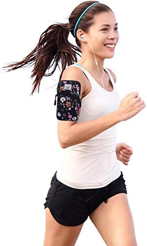 Bolsa de faixas de braços de telefone celular Hawee para mulheres esportivas de esportes segurar smartphone de 6,28