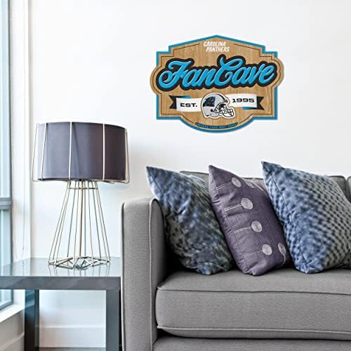 Youthefan NFL Carolina Panthers Fan Cave Sign