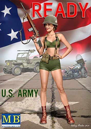 Modelos de caixas principais Alice do Exército dos EUA - Kit da série Pin -Up #3