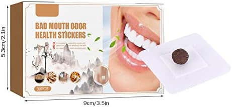 Aparelho creme dental 30 peças por caixa Limpeza de odor oral Bole transparente para limpar o bastão da boca para limpar a respiração