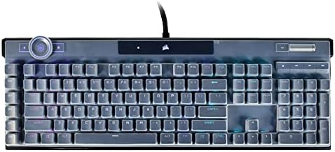 Teclado do teclado de silicone Compatível para o teclado CORSAIR K100 RGB Mechanical Gaming, teclado CORSAIR K100 RGB MECTICOMENCONICAL
