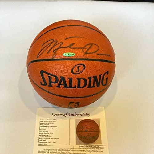 Michael Jordan assinou o basquete autografado Uda Holograma Upper Deck & JSA COA - Basquete autografado