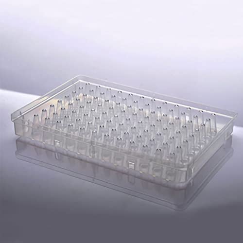 ADAMAS-BETA LAB PCR 96 Placa de poço, 100μl de placa de PCR limpo de pedestres, pacote de 10