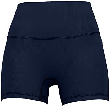 Treino shorts de ioga para mulheres Tommes de barriga shorts curtos elásticos da cintura rápida feminina seca