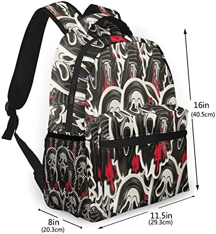 Mochila Ankang ， Adultos School Bag Casual College Bag Travel Zipper Bookbag Daypack para homens, um tamanho