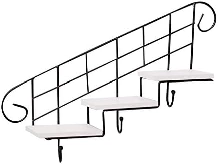 Klhhg Modern Função Multi -Função Placada de Função Montada com Parede Sem Puntar escadas Parede de parede pendurada Bloras Bedroom Room Rack