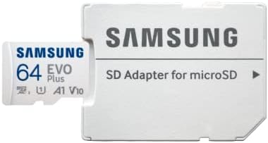 Samsung 64GB EVO Plus MicrosDXC UHS-I Memory Card Funche com Samsung Galaxy Tab Active4 Pro e Tab A7 10.4 Smart Tablet Pacote
