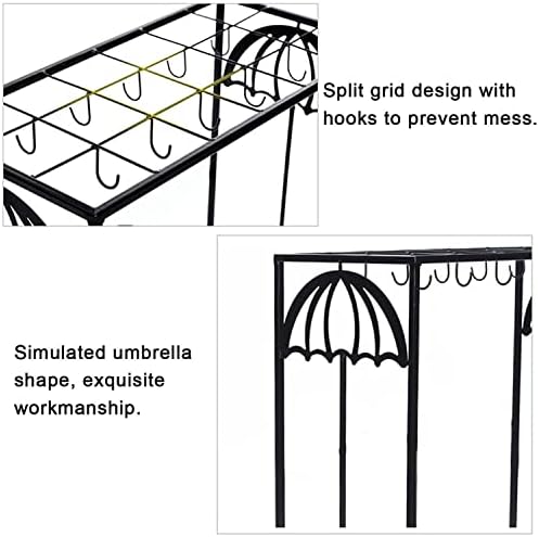 Porta de guarda -chuvas comercial Fazrpip, guarda -chuvas de metal industrial com bandeja de gotejamento removível