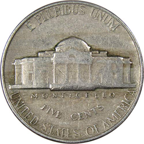 1953 Jefferson Nickel 5 Cent Piece AG SOBRE BOM 5C US Coin Collectible