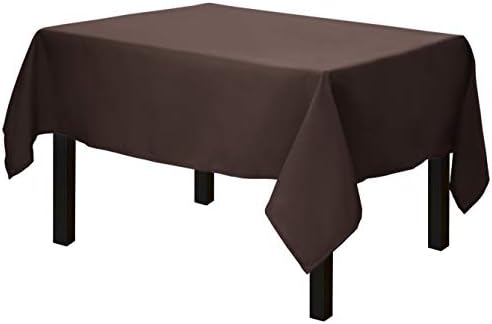 Toca de mesa quadrada de gee di moda - 52 x 52 polegadas - toalha de mesa quadrada branca para mesas quadradas ou redondas
