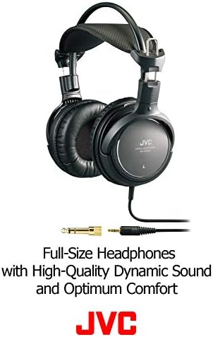 JVC HARX900 fone de ouvido em tamanho normal, preto