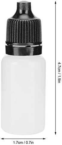 Garrafa de conta -gotas de líquido do FDIT, garrafa de colina de 5 ml, reabasteável 50pcs para colisão líquida de alta qualidade