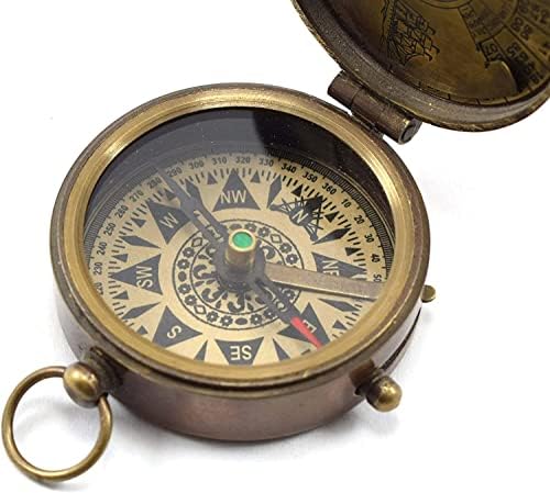 Yaman Antique Personalized Compass Custom Graved Boyfriend Gift para marido Presente de casamento personalizado para o noivo