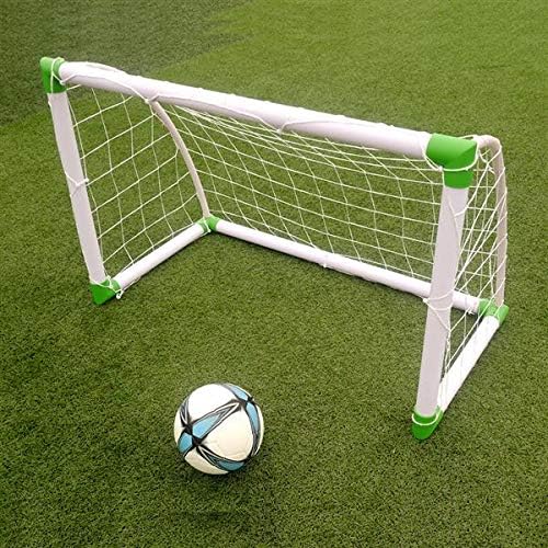 120x80x60cm de treinamento de metas de futebol verde branco com fivelas líquidas de esportes de futebol de unhas de fivelas