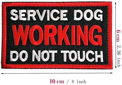 Metadiy Service Dog in Training Patch NÃO PET NO TAMPO BANDO K9 PAW TRABALHO DE TRABALHO DE DOG PACHES, TACTICAL GOOP BORODERERY