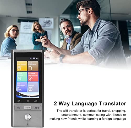 Dispositivo de tradutor de idioma PLPLAAOO, dispositivo de tradutor instantâneo portátil, Tradutor WIFI SIM CARD CARD INSERIVE
