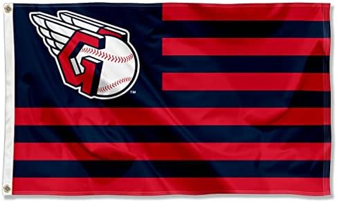 Cleveland Baseball Stars and Stripes American Nation 3x5 Flag