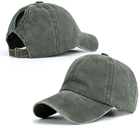 Chapéus para mulheres elegantes bagunçados de beisebol unissex rabo de cavalo Hat Hat Trucker Hats Plain para homens