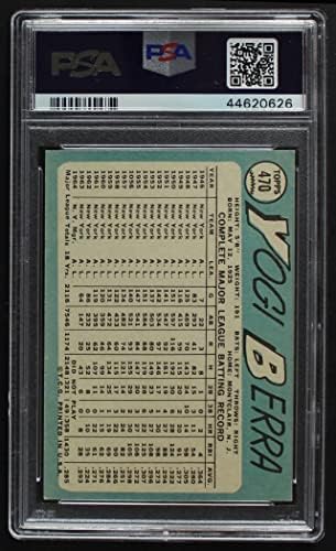 1965 Topps 470 Yogi Berra New York Mets PSA PSA 6,00 Mets