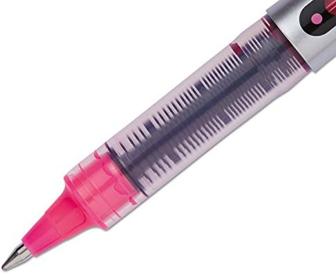 Uni-ball 60384 Vision roller ball stick de caneta de caneta d'água paixão rosa tinta fina
