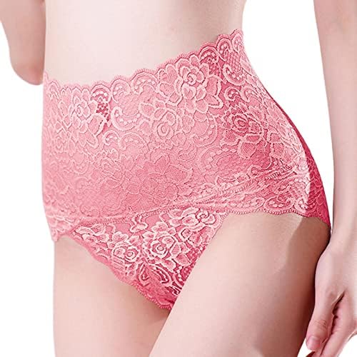 Roupa íntima de lacas de cintura alta para mulheres calcinha sexy pura Hollow Out Hipsters Briefs Cheeky Lingerie Buas