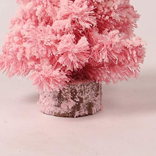 Árvore de Natal Artificial de Nuobesty Pink Mini Mini Mini Arenamento de Árvore de Natal para Decoração de Natal 30cm