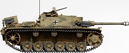 Miniart Min35336 1: 35-STUG III AUSF G Mar de 1943 Kit de modelo de escala Alkett Prod, cor moldada