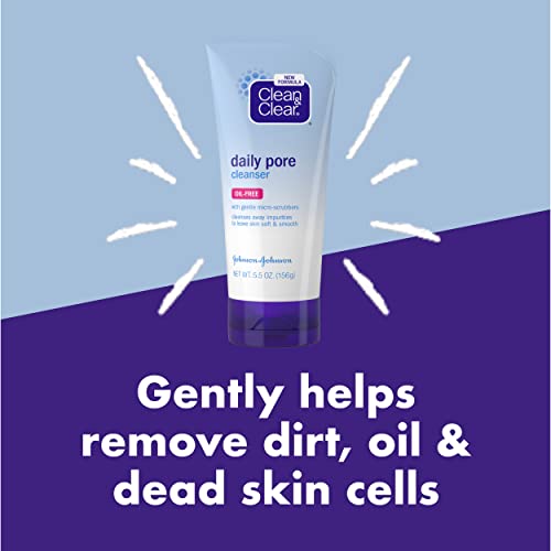 Limpo facial diário limpo e claro para a pele macia e suave, lavagem de face de acne sem óleo para cuidados com a pele