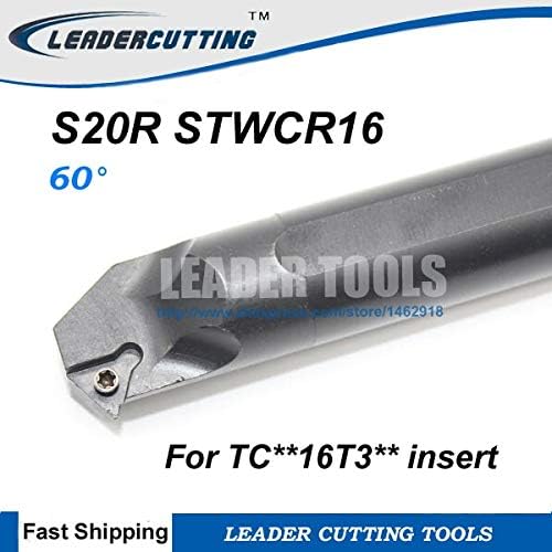 Barra de perfuração Fincos S20R -STWCR/L16, ferramenta de torneamento interno, suporte para ferramentas para máquina CNC, ferramenta