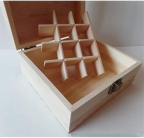 Heeqing AE205 13 Óleos essenciais Slot Caixa de madeira de armazenamento Caixa essencial de madeira Caixa de madeira perfeita para