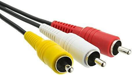 Cabo de câmera de 3 pés ACCL, masculino de 3,5 mm, RCA A/V, 3pk