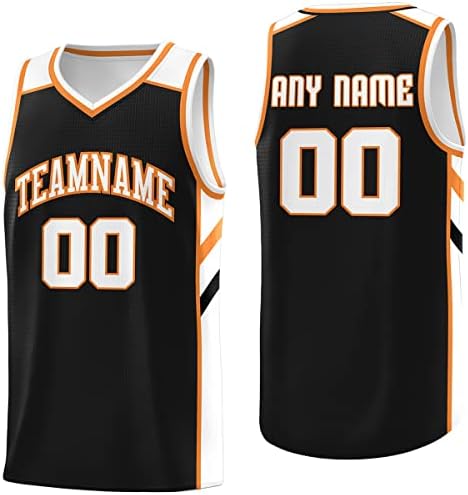 Jersey de basquete personalizada para homens e garoto, em branco uniforme atlético personalizado nomes de nome impresso
