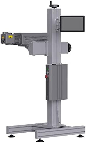 Pekoko 30w Linha de produto voador online online Máquina de marcação a laser para impressão a laser de garrafa de estimação