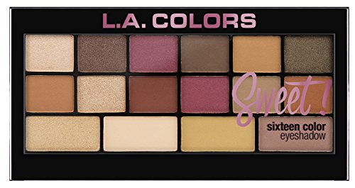 L.A. cores doces! 16 Paleta de sombra de cor, sedutora, 1 onça