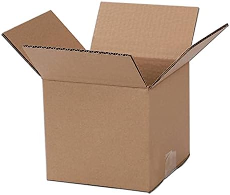 NC Caixas de papel onduladas 6x6x6 （15.215.215.2cm） marrom, caixas de papelão, caixas de embalagem pequenas 100 pacotes