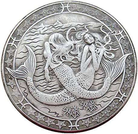 Skull Coin Hobo Níquel Antique prata de prata Morgan Dollar Copin Coin Good Luck Heads Tails Challenge Coin