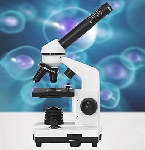 Miss Z Composto Profissional Microscópio Biológico LED Microscópio Microscópio de Exploração Biológica Adaptador de Smartphone 40x-1600x