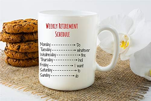 Agenda semanal de aposentadoria - Presentes de aposentadoria de café de aposentadoria para homens para homens Moment Mom Mã
