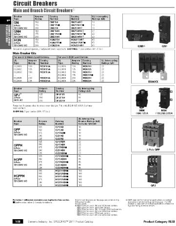 Siemens QN2200 200-AMP 4 Polo de disjuntor de 240 volts, preto