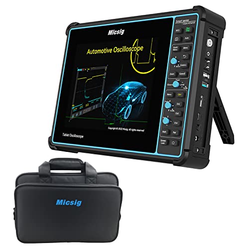 MICSIG Digital Automotive Osciloscópio 100MHz 4 Canais de comprimido portátil portátil Ostiloscopio com bolsa Sato1004