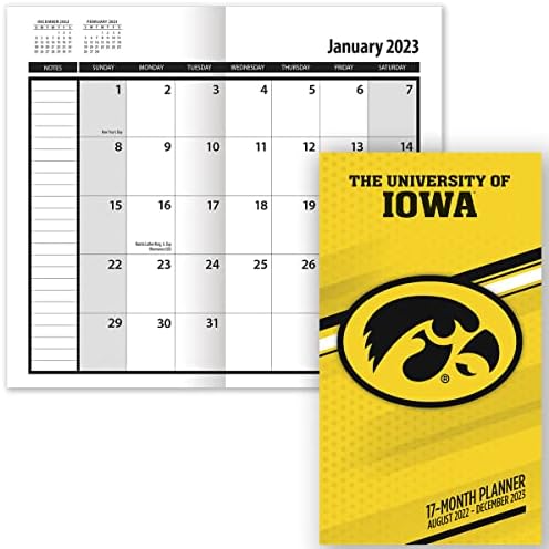 Turner Sports Iowa Hawkeyes 2022-23 Planner de 17 meses