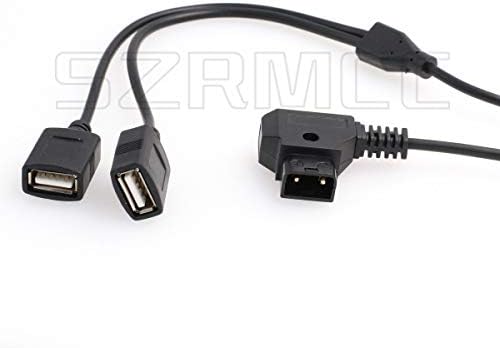 SZRMCC D-TAP para dobrar o cabo de conversão USB 5V 2A para iPad de telefone celular ou dispositivo PAD