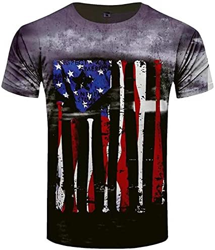 XXBR 4 de julho Camiseta patriótica para homens EUA Independence Day camise
